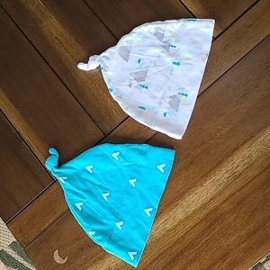 Set of 2 new born hats